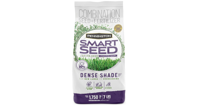  Pennington Smart Seed Dense Shade Mix, Grass Seeds for Lawn, 4/7 lb