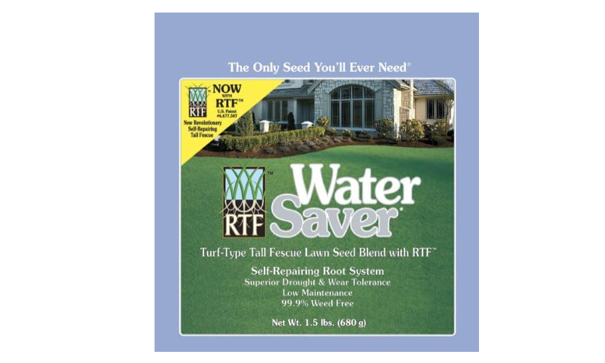  Barenbrug 0-53909-11308-1 Water Saver Grass Lawn Seed Mixture with Turf Type Tall Fescue and RTF, 1.5 Pounds