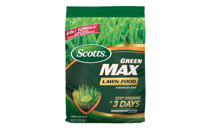Scotts Green Max Lawn Food, 16.67 lbs. | Lawn Fertilizer for Grass Plus Iron Supplement, Grass Fertilizer, Covers 5,000 sq. ft.