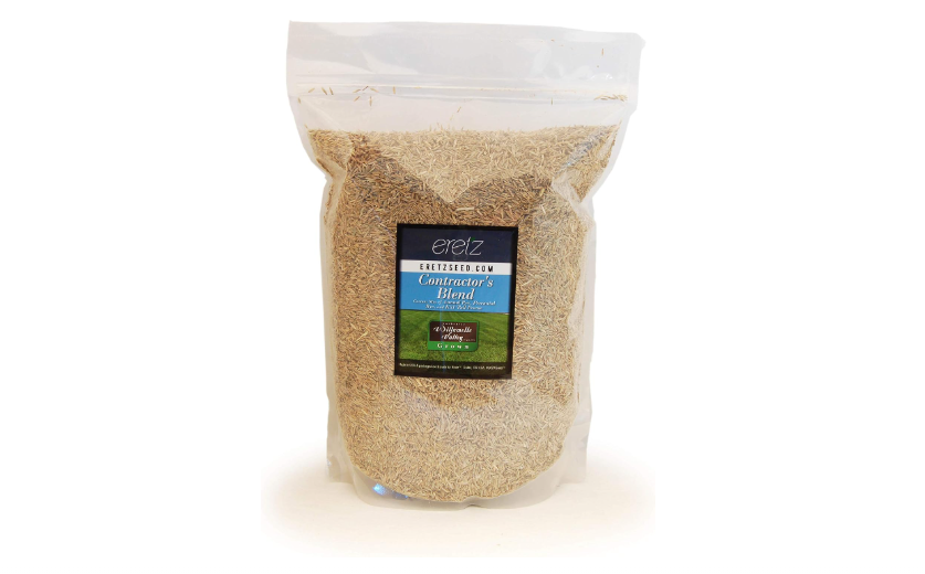 Contractor’s Grass Seed Blend by Eretz (5lb) - Choose Size! Willamette Valley, Oregon Grown. Premium, Number 1 Seeds Only! No Weed Seeds or Fillers