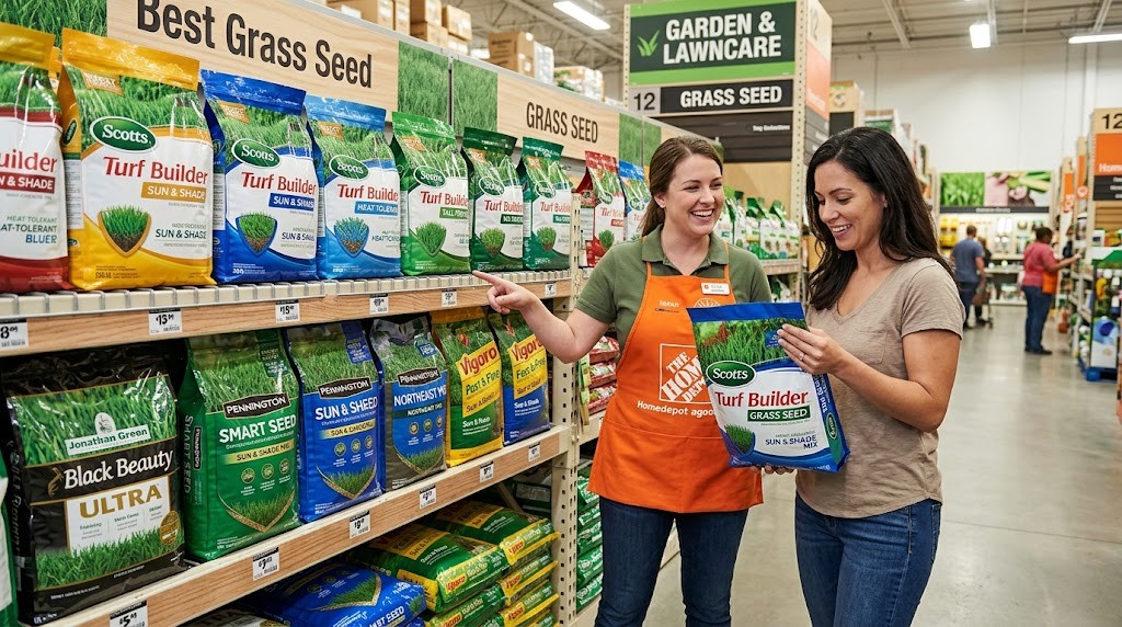 best grass seed home depot